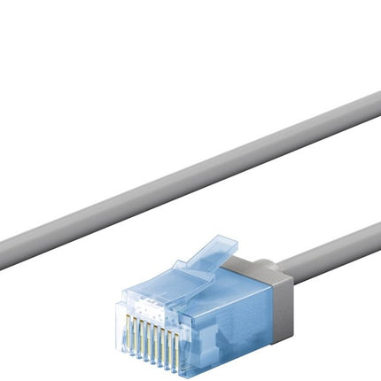 Ultra flexibele 0,25M CAT 6A-patchkabel, dun, U/UTP, grijs