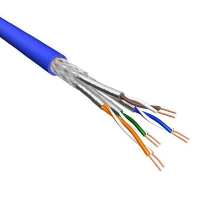 Cat6a S/FTP Stranded 100% Copper 500M Blue