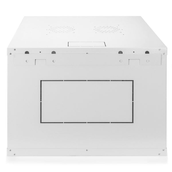 7U wandkast, Dynamic Basic 600x600x389 mm, kleur lichtgrijs (RAL 7035)