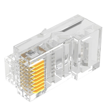 CAT6 Connector RJ45 - UTP 10 stuks voor soepele en stugge kabel