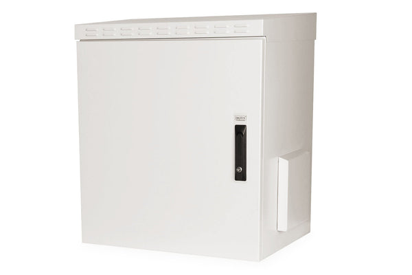 12U wall cabinet, outdoor, IP55 600x450x713 mm, color gray (RAL 7035)