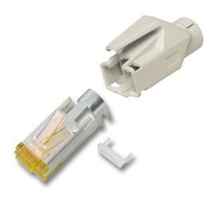 Set 10 buc conector de retea RJ45 pass through FTP CAT7 manson, Nedis Set 10 buc conector de retea RJ45 pass through FTP CAT7 manson, Nedis