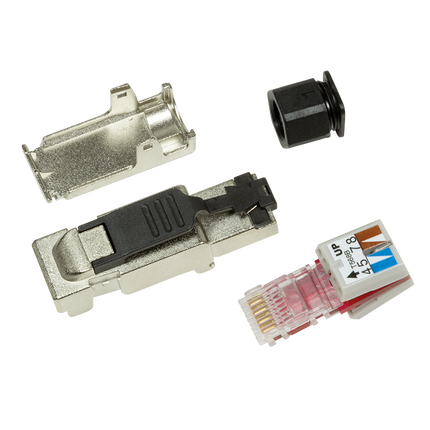 CAT6a Toolless RJ45 Connector - STP voor soepele en stugge kabel