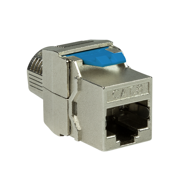 CAT8.1 keystone jack RJ45 STP toolless