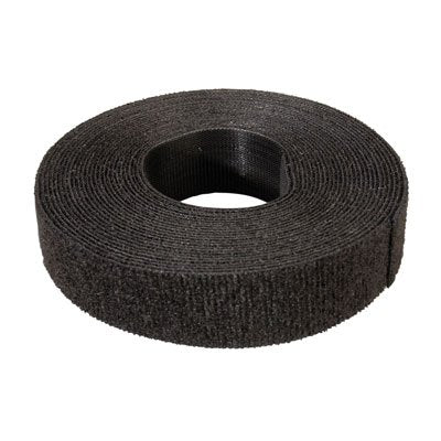 Klittenband 19mm zwart 5m op rol