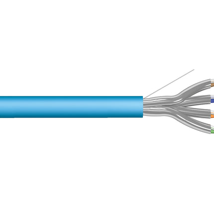 U/FTP CAT6a netwerkkabel stug 305M blauw 100% koper