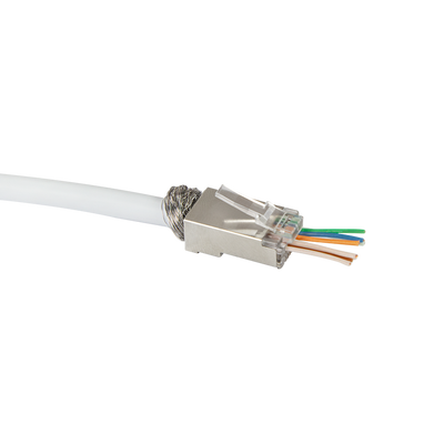 Easy CAT6 plug RJ45 - STP 10 pieces