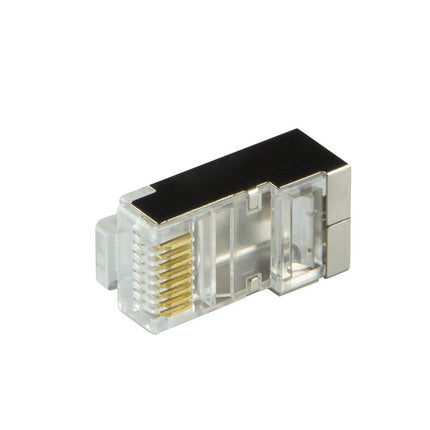 CAT6 Plug with strain relief boot RJ45 - STP 10 pcs