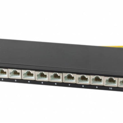 CAT6a 10 inch Patchpanel slim 12 poorts 0.5U