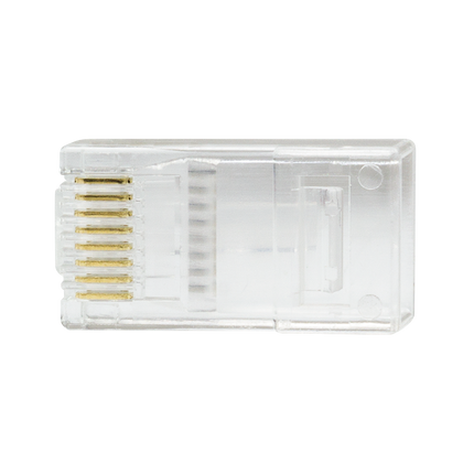 Doorsteek CAT6 Connector RJ45 - UTP 10 stuks voor soepele en stugge kabel