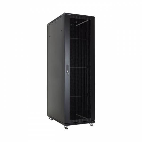 42U serverkast met geperforeerde deuren 600x800x2055mm (BxDxH)