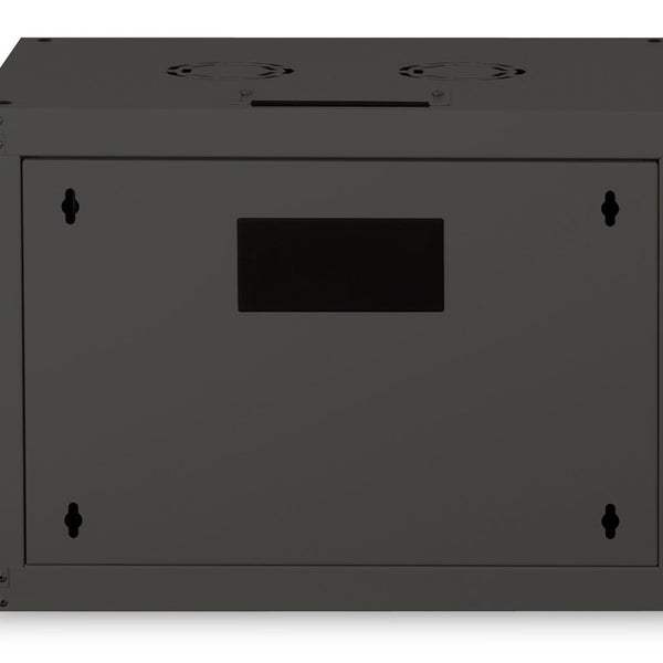 7U wandkast, Uniek 600x450x420 mm, kleur zwart (RAL 9005)
