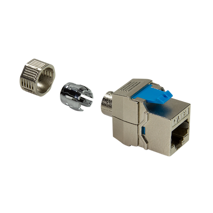 CAT8.1 keystone jack RJ45 STP toolless