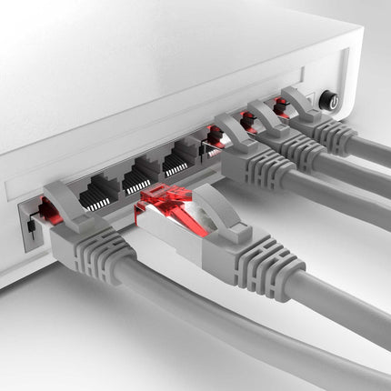 Cat6 S/FTP PIMF LSOH grijs 0.25 meter