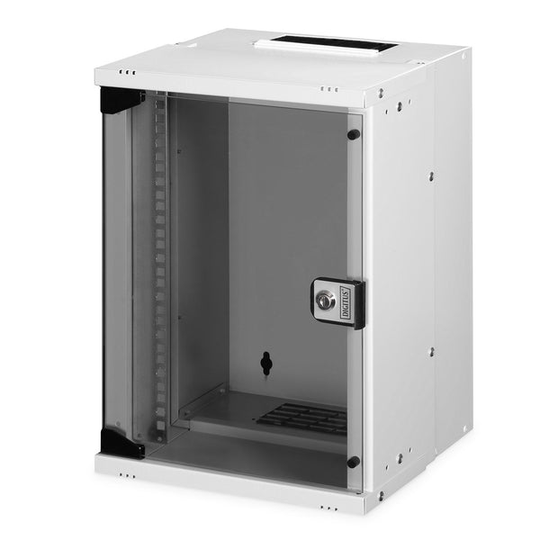 10" 9U wandkast, SOHO PRO, ongemonteerd 315 x 300 x 460 mm, lichtgrijs