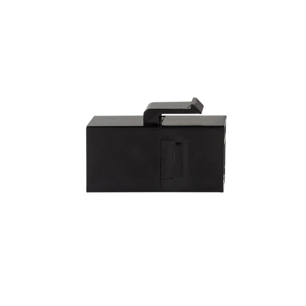 CAT5e keystone coupler UTP black