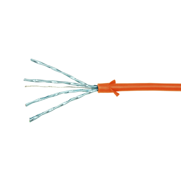 CAT6a U/FTP Ultraflex, 100% Copper, Orange, 1M