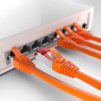 Cat6 S/FTP PIMF LSOH oranje 1 meter