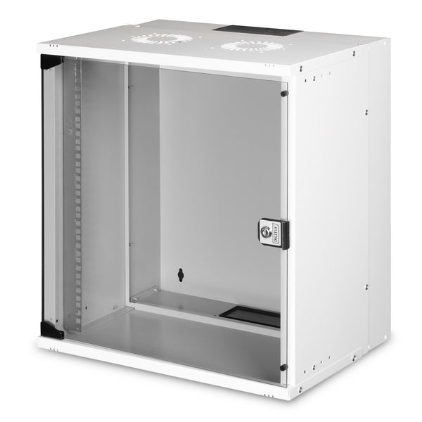 12U wandkast, SOHO PRO, ongemonteerd 540 x 400 x 595 mm, lichtgrijs
