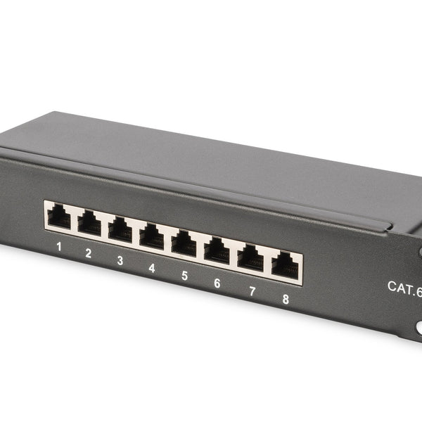 10 inch netwerkbundel, inclusief 6U-kast 330 x 312 x 100 mm, grijze plank, PDU, 8-poorts switch, CAT 6 patchpaneel