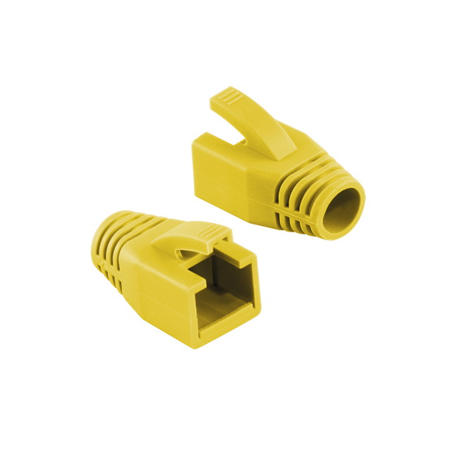 RJ45 Tule 8mm geel 50 stuks