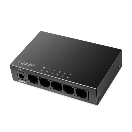 5 Poorts Gigabit Switch 10/100/1000 Mbps