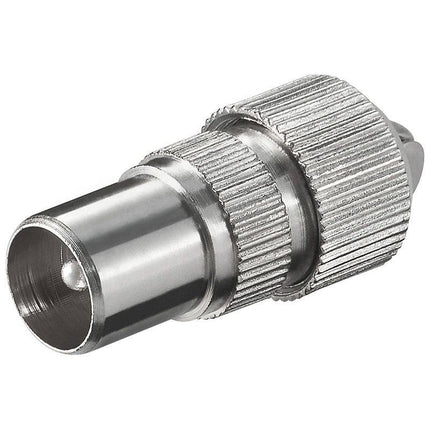 COAX plug 9,5 mm metaal