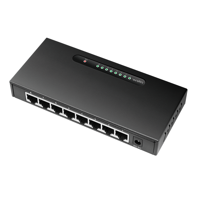 8 Poorts Gigabit Switch 10/100/1000 Mbps