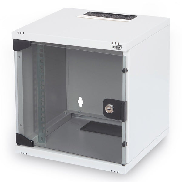 10 inch 6U wandkast 312x300x330 mm lichtgrijs