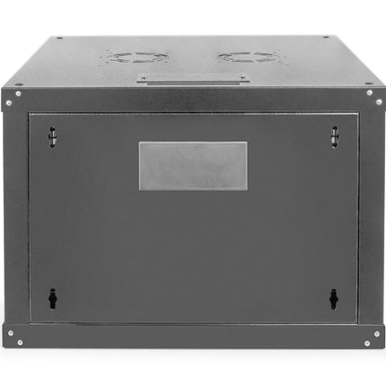 7U wall mounting cabinet, Unique 420x600x600 mm, color black (RAL 9005)