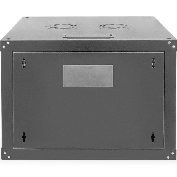 7U wall cabinet, Unique 600x600x420 mm, color black (RAL 9005)