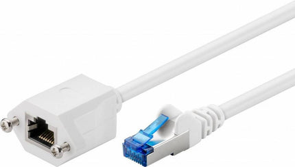 CAT6a extension cable S/FTP 1.5M white