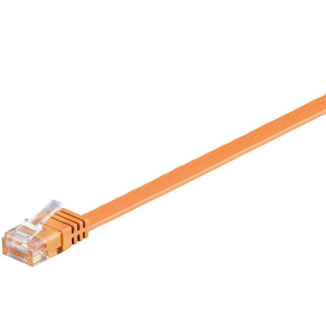 Cat6 7 M flat UTP cable orange