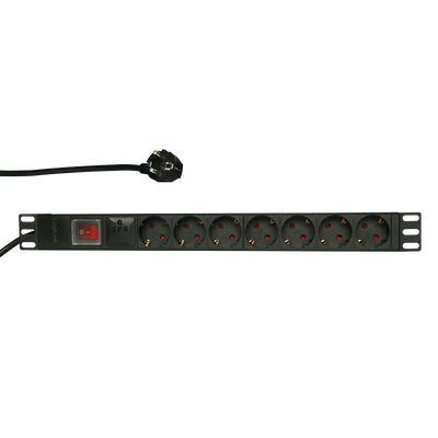 SPD PDU with 7 EU sockets for 19 inch server cabinets