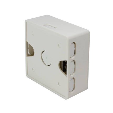 Combi Inbouw + opbouwdoos CAT6 2x RJ45 RAL9010