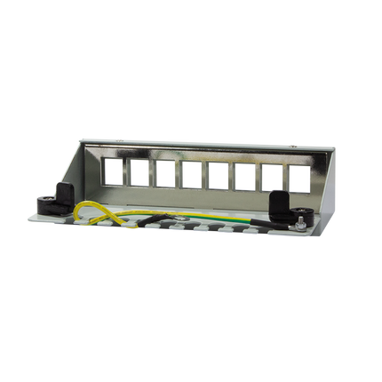 Keystone patch panel box for 8 keystones