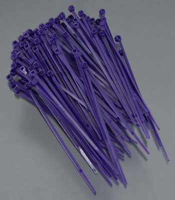 Tyraps 100pcs 100mm Violet