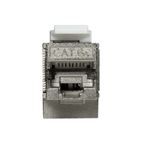 CAT6a keystone connector STP angled