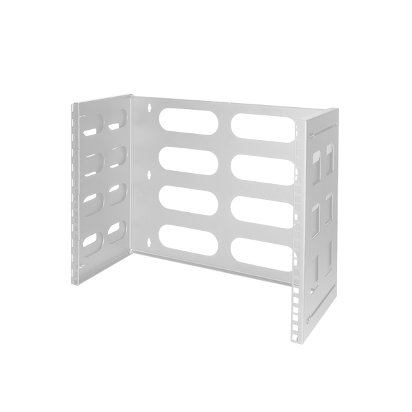 8U wand server rack 494x400x360mm (BxDxH) lichtgrijs