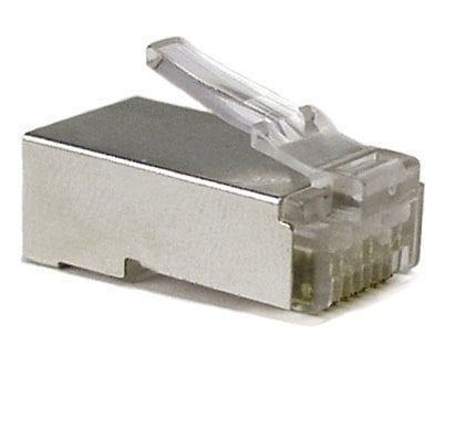 CAT5e Connector RJ45 - STP 10 stuks voor soepele kabel