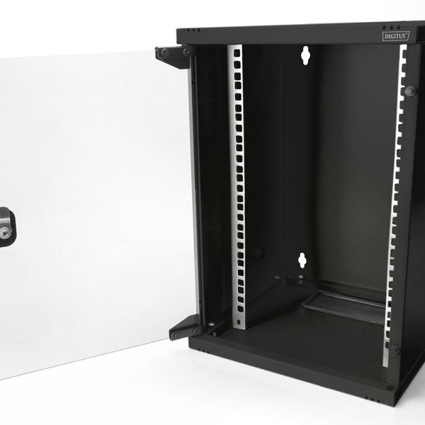 10 inch 9U wandkast 312x300x464 mm zwart