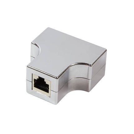 CAT5e T-adapter 1 x RJ45 to 2 x RJ45