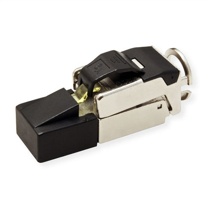 CAT6a toolless RJ45 connector - STP voor soepele en stugge kabel