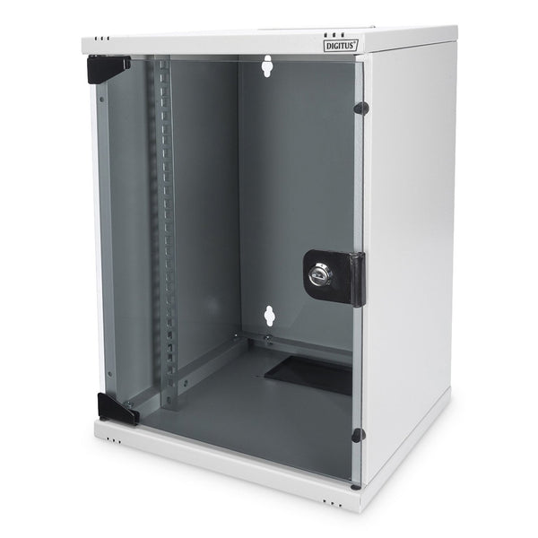 10 inch 9U wandkast 312x300x464 mm, kleur lichtgrijs (RAL 7035)