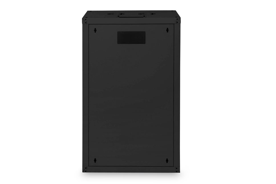 20U wall mounting cabinet, Unique 600x450x998 mm, color black (RAL 9005)