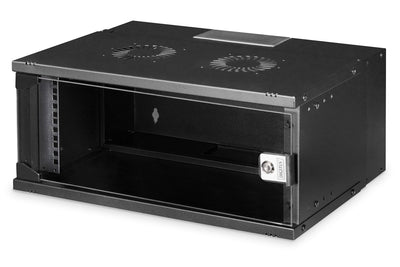 4U wandkast, SOHO PRO, ongemonteerd 540x400x240 mm, zwart
