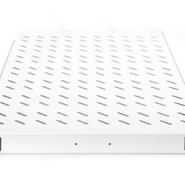 1U uitschuifbaar legbord voor kasten vanaf 1000mm diepte max. 65 kg lichtgrijs