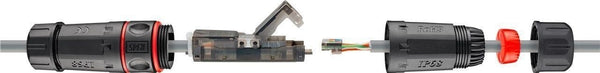 CAT6 UTP toolless outdoor koppelstuk