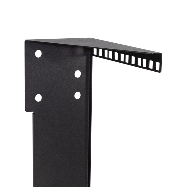 19" verticale muurbeugel 4U zwart