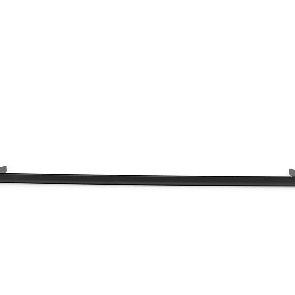 19" verticale muurbeugel 2U zwart
